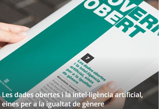 Llibre | Les dades obertes i la intel·ligència artificial, eines per a la igualtat de gènere